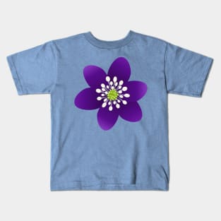 Purple flower Kids T-Shirt